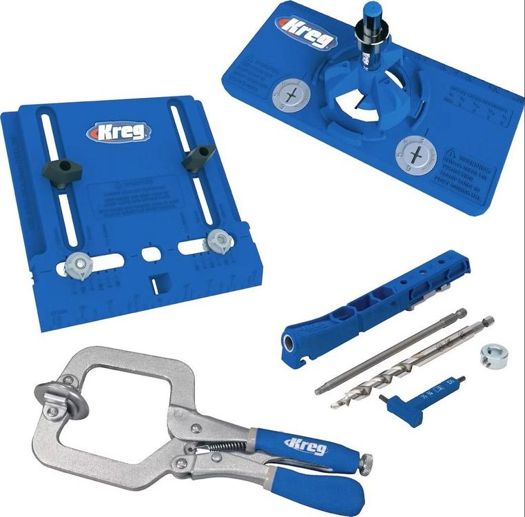 Kit di installazione di hardware Kreg + Kit di montaggio Pocket-Hole