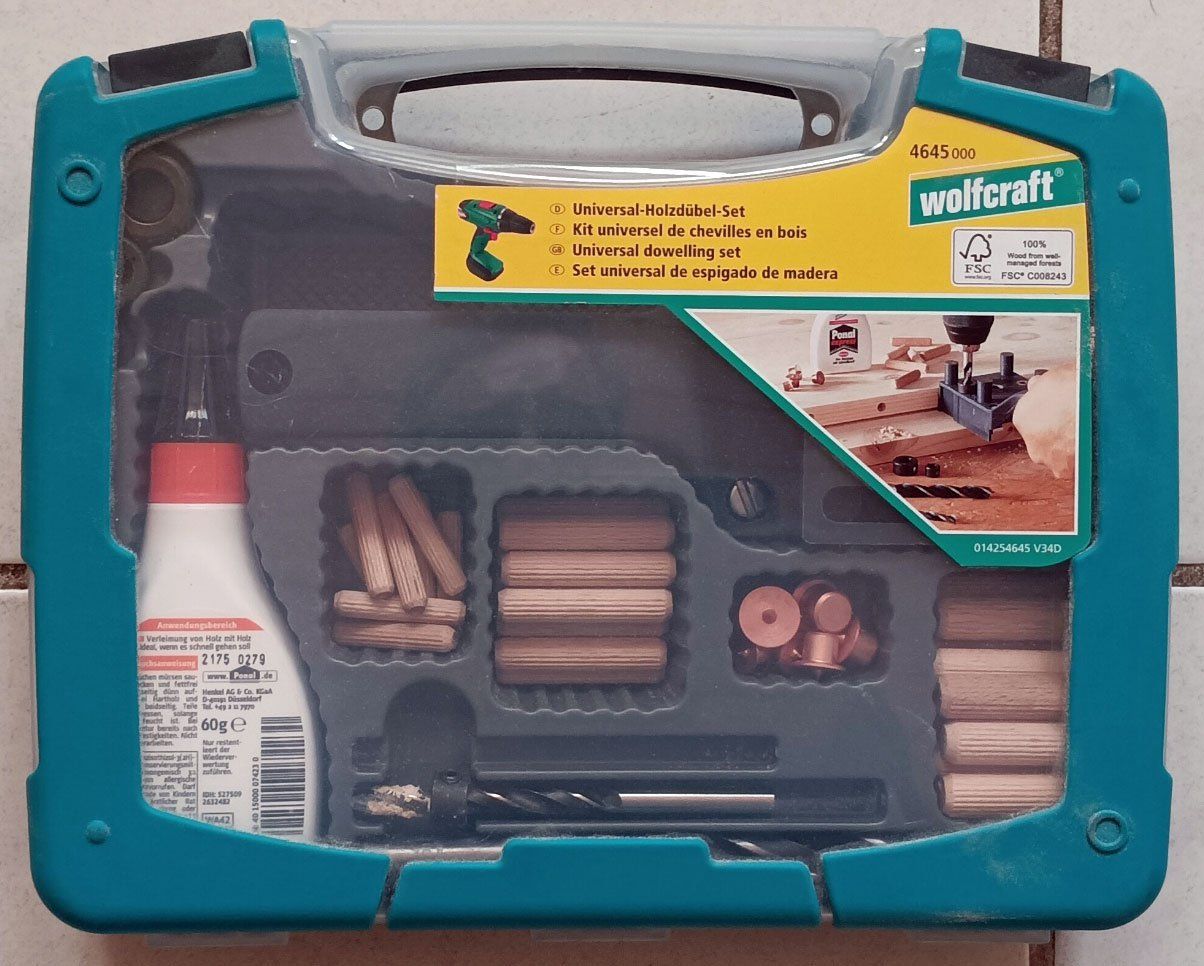 Wolfcraft Universal-Holzdübel-Set 4645 Viti come un professionista - Image 3