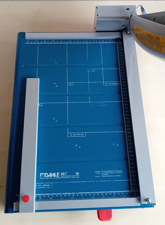 Dahle 867 taglierina a forbici A3 – usata – funzionante