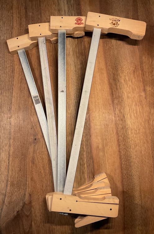 Klemmsia Zwingen 400 mm usati, 4 pezzi