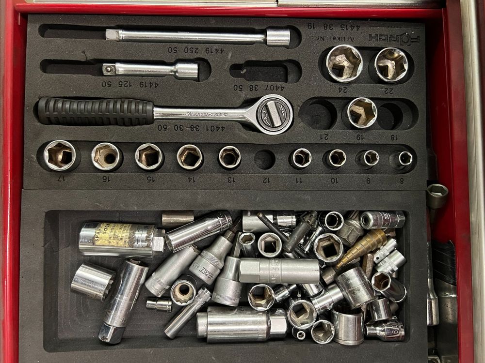 Set di utensili Chiave a brugola Chiave a scatto Prolunghe Auto - Image 2