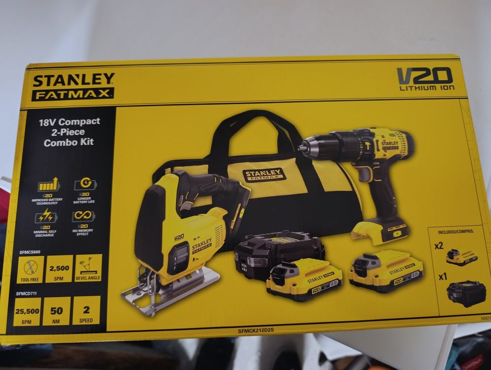 Stanley Fatmax 18V Combo Kit - Trapano e sega circolare!