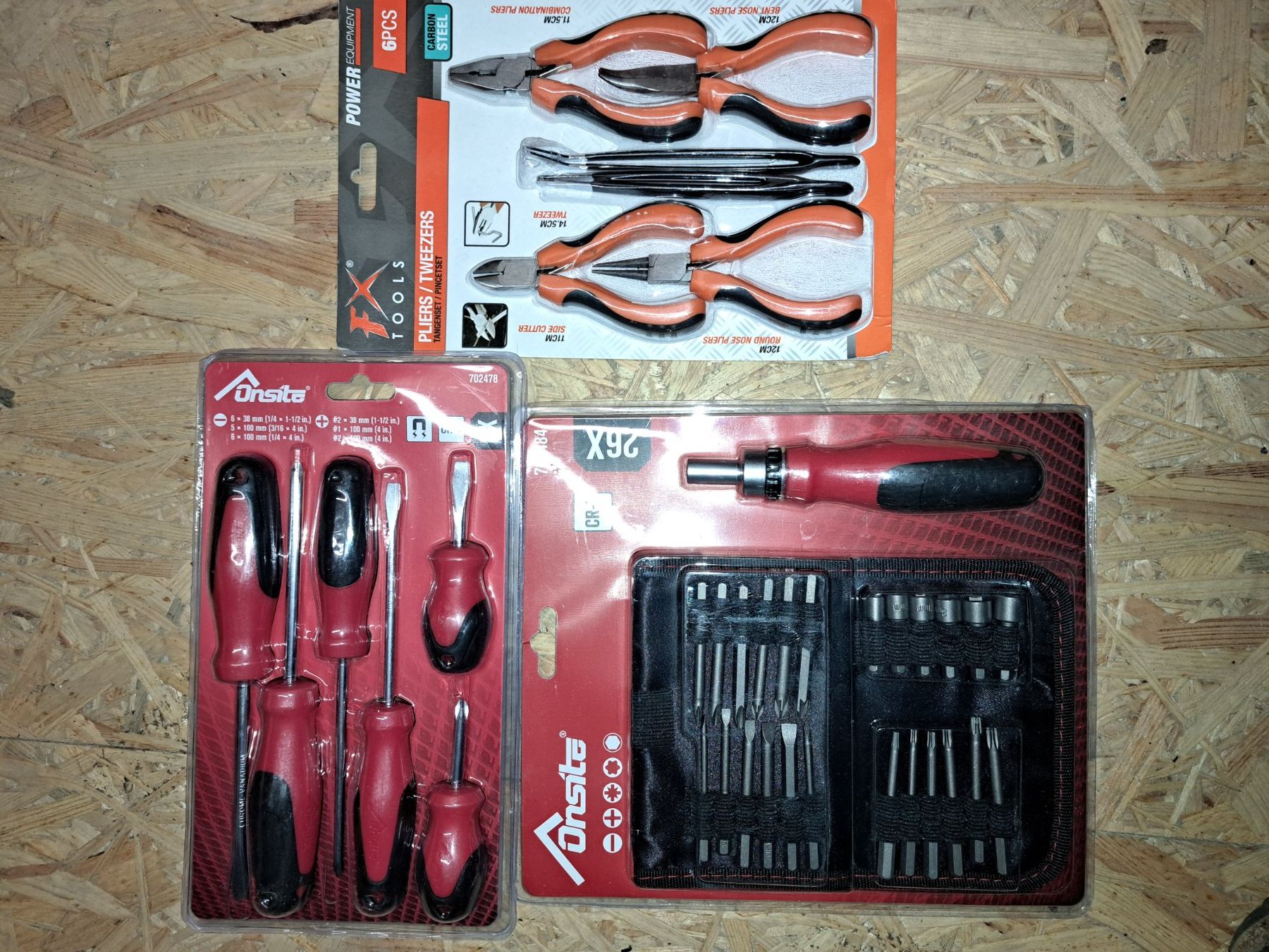 38 pezzi cacciavite pinze set bit cacciavite articoli in magazzino - Image 1