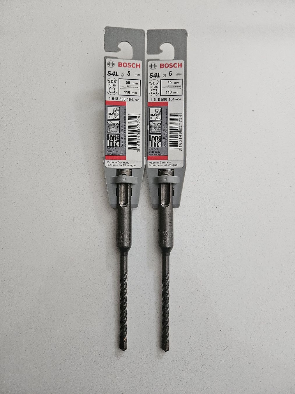 2xBosch SDS-Plus punte da 5mm nuove e imballate in originale - Image 1