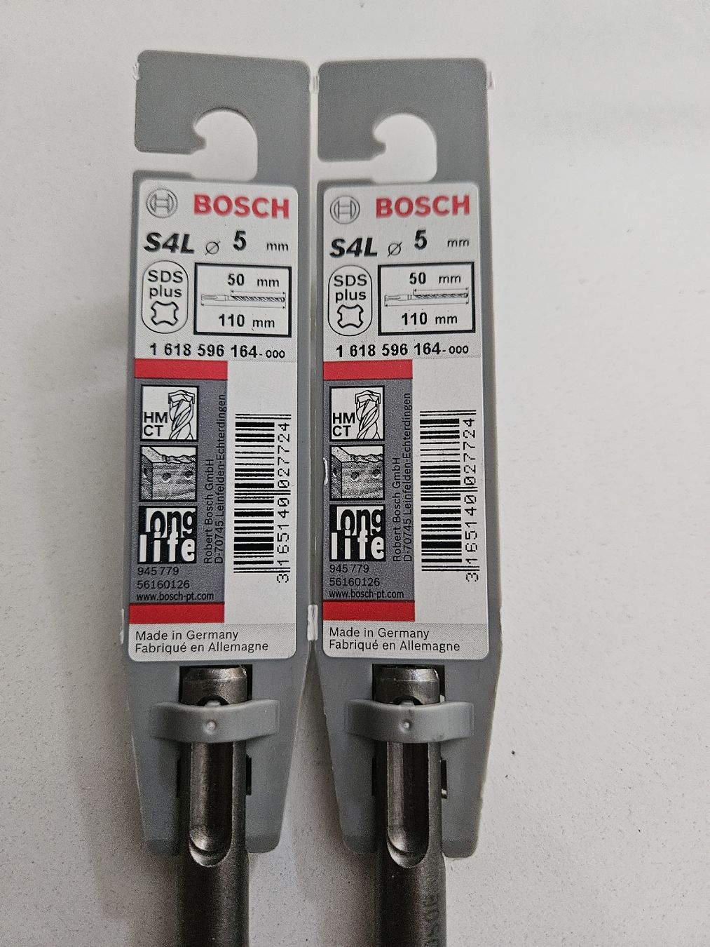 2xBosch SDS-Plus punte da 5mm nuove e imballate in originale - Image 3