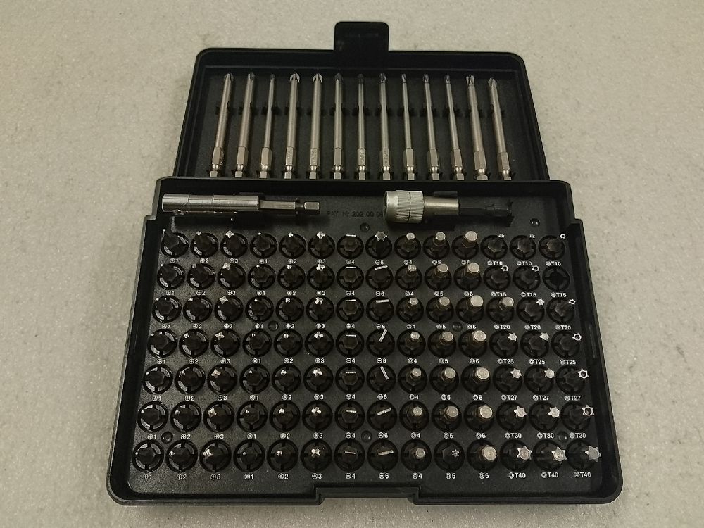 KS Tools Bit Set 1/4", 113 pieces, new in the case!