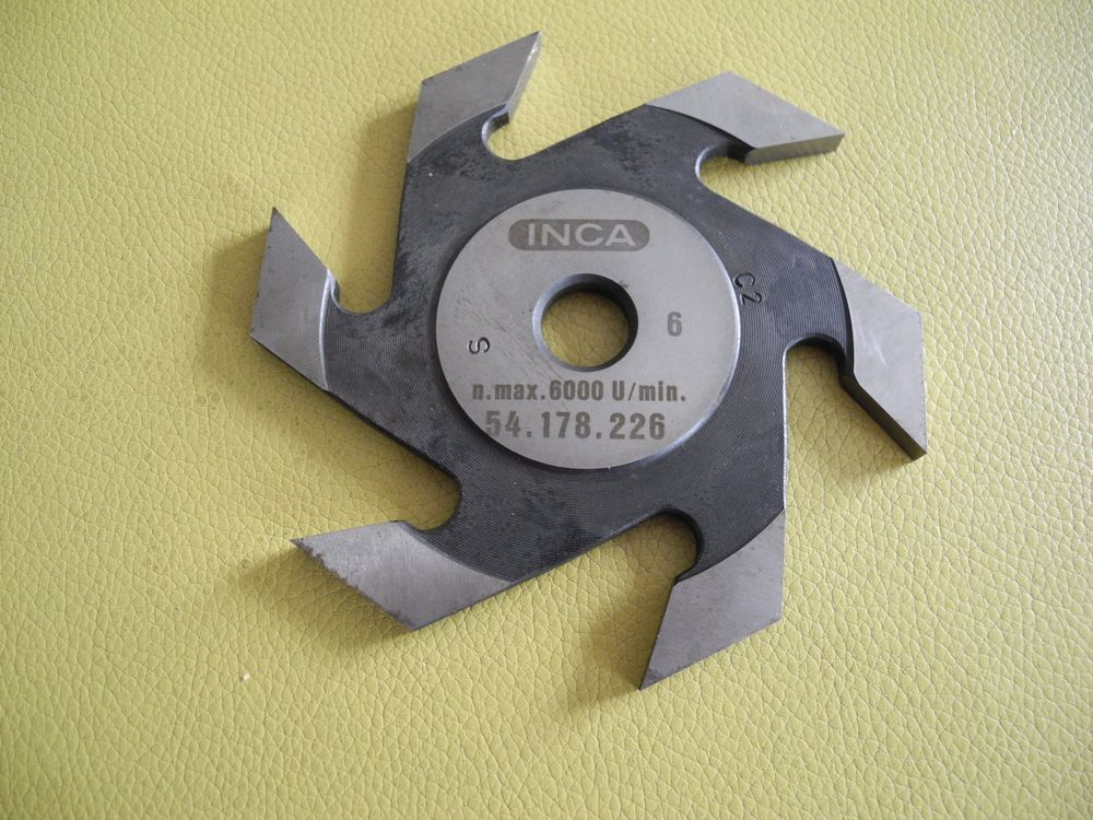INCA Zinkenfräser Nuter 6mm