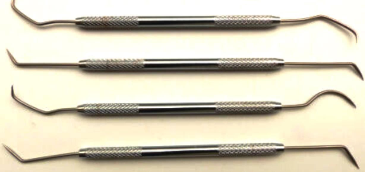 Set of 4 pin and hook tools 14cm - Image 1