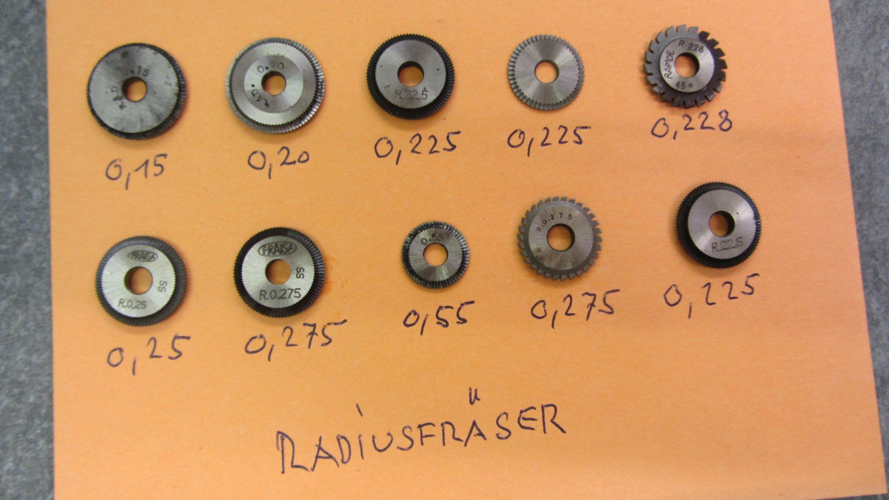 Radiusfräser Horlogerie - Image 1