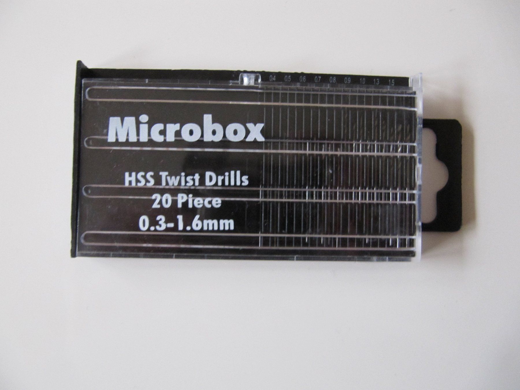 Modellbau HSS Twist Drills 20 punte da 0,3-1,6 mm - Image 1