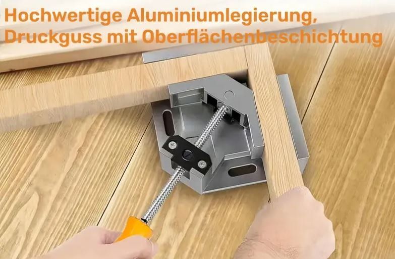 4 pz. Set angolare, 90 gradi, angolo di serraggio a vite - Image 2