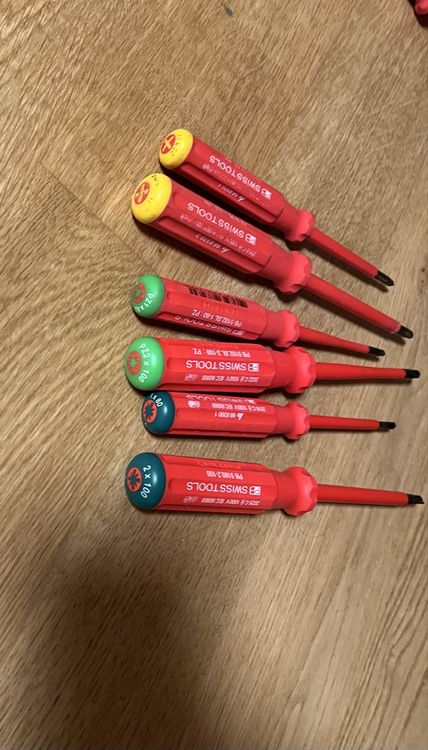 Swiss Tools Screwdriver Set, 6-piece, top condition