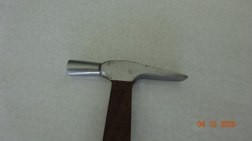 Antico martello da orologiaio da gioielliere manico ebano 4,5 Cm - Image 3