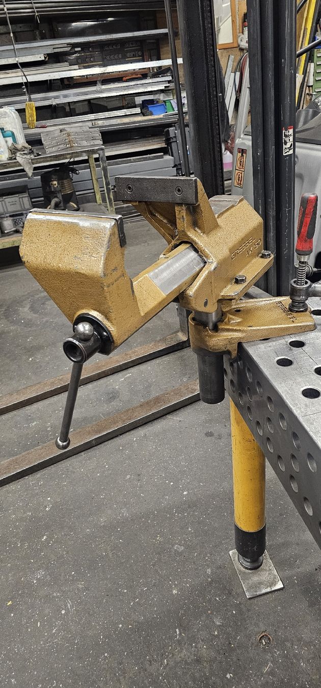 Gressel Schraubstock AX 160, ottimo stato, - Image 3