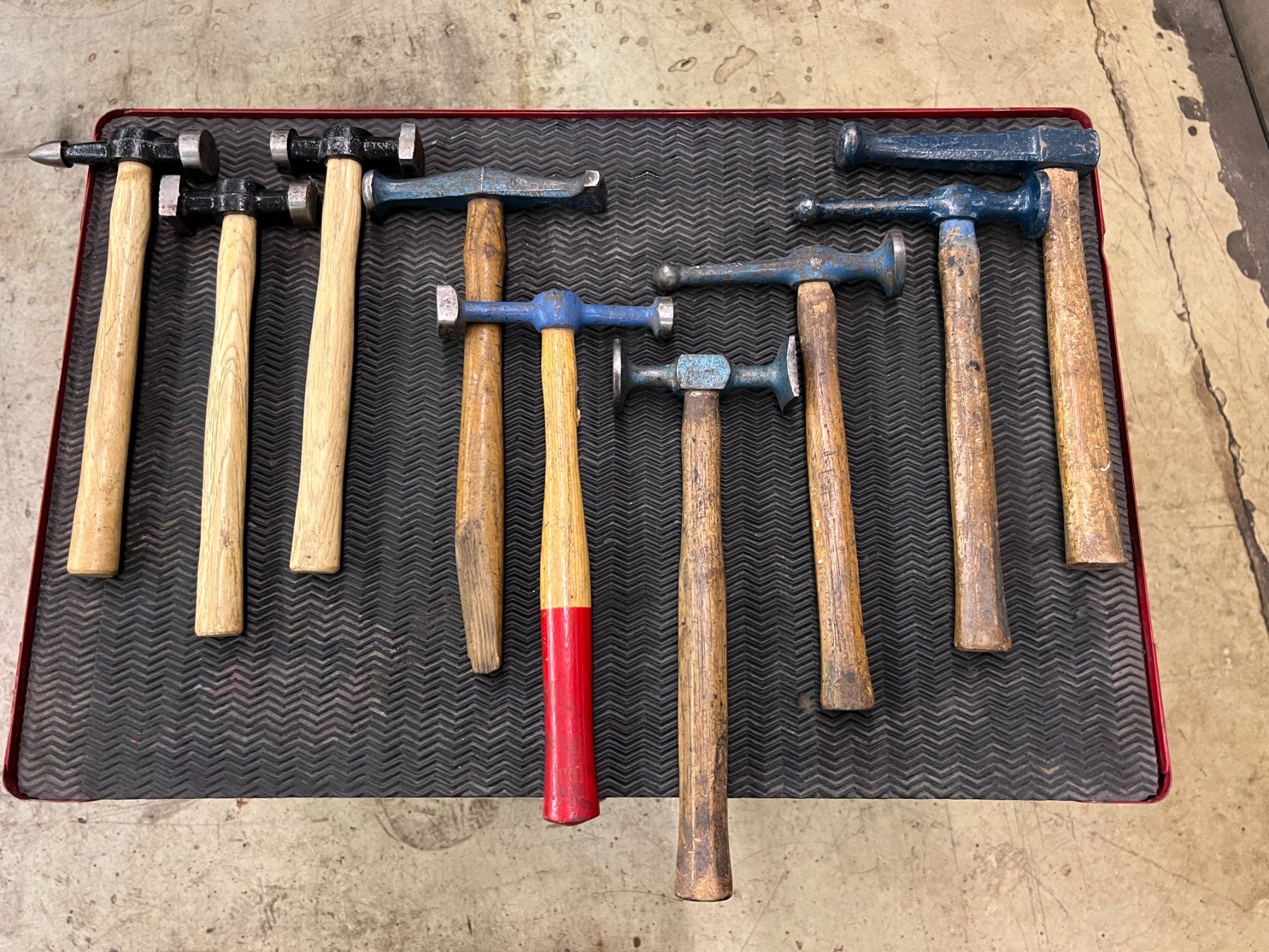 Set di martelli 9 pezzi per officina auto, carrozzeria, serratori - Image 1