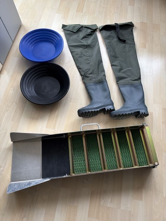 Set completo per lavare l'oro con vasca, ottimo stato! 💰🤩 (51)