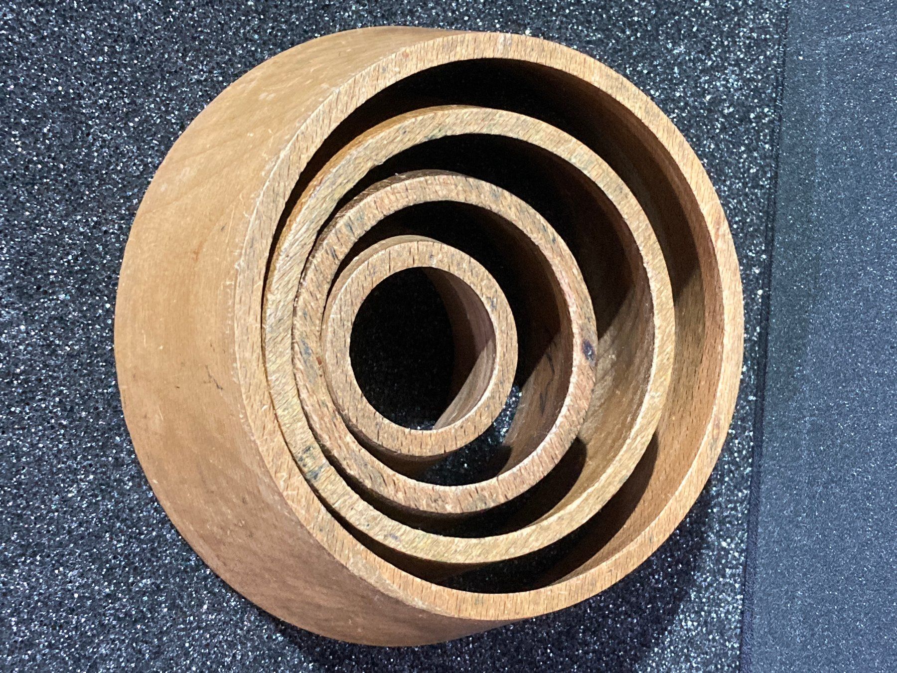 🔵 rivestimenti per orologi da parete grandi anelli in legno 🔵 - Image 1