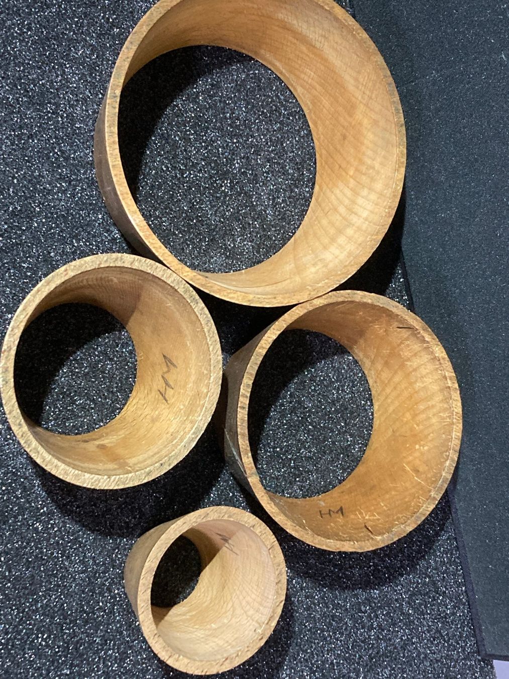 🔵 rivestimenti per orologi da parete grandi anelli in legno 🔵 - Image 3