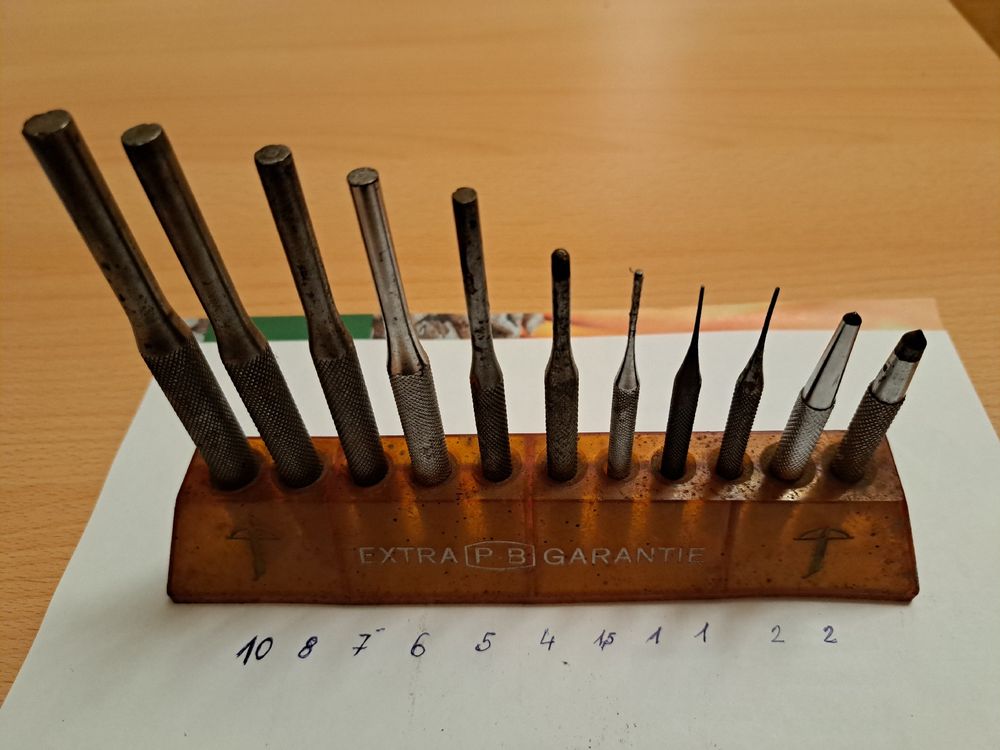 Durschläge - Körner, SWISS MADE, tutto in P-B qualità.