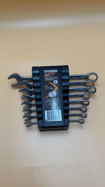 Set di chiavi miste 8 pezzi, perfetto per il fai da te!