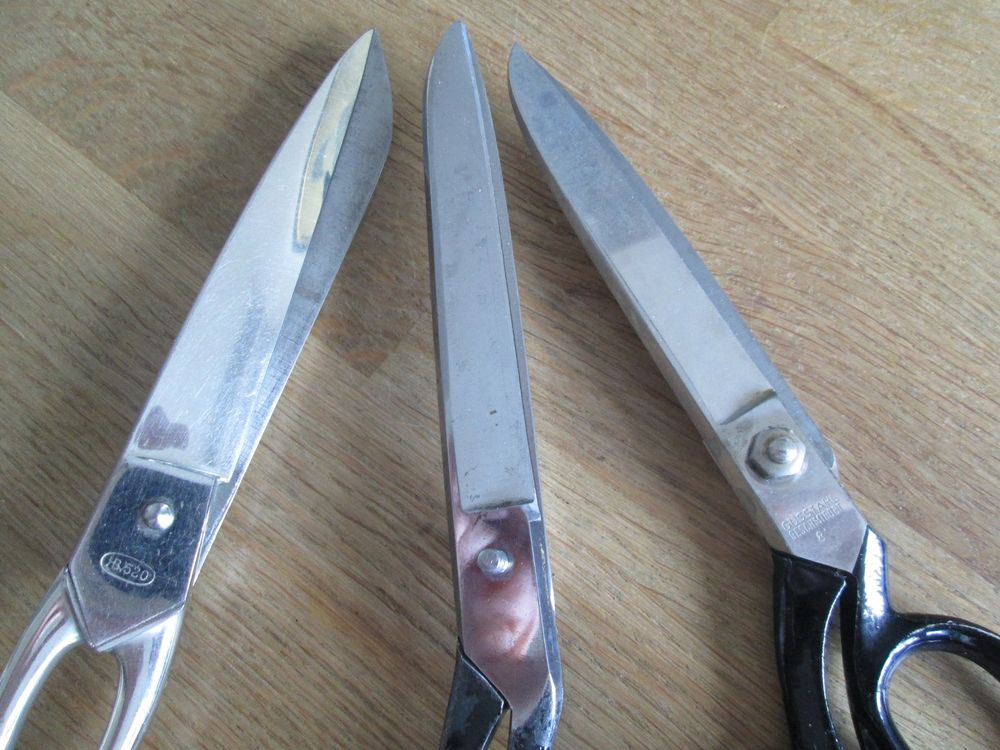 3 grandi forbici antiche da 20 a 23 cm. Tip /Top in tiro - Image 2