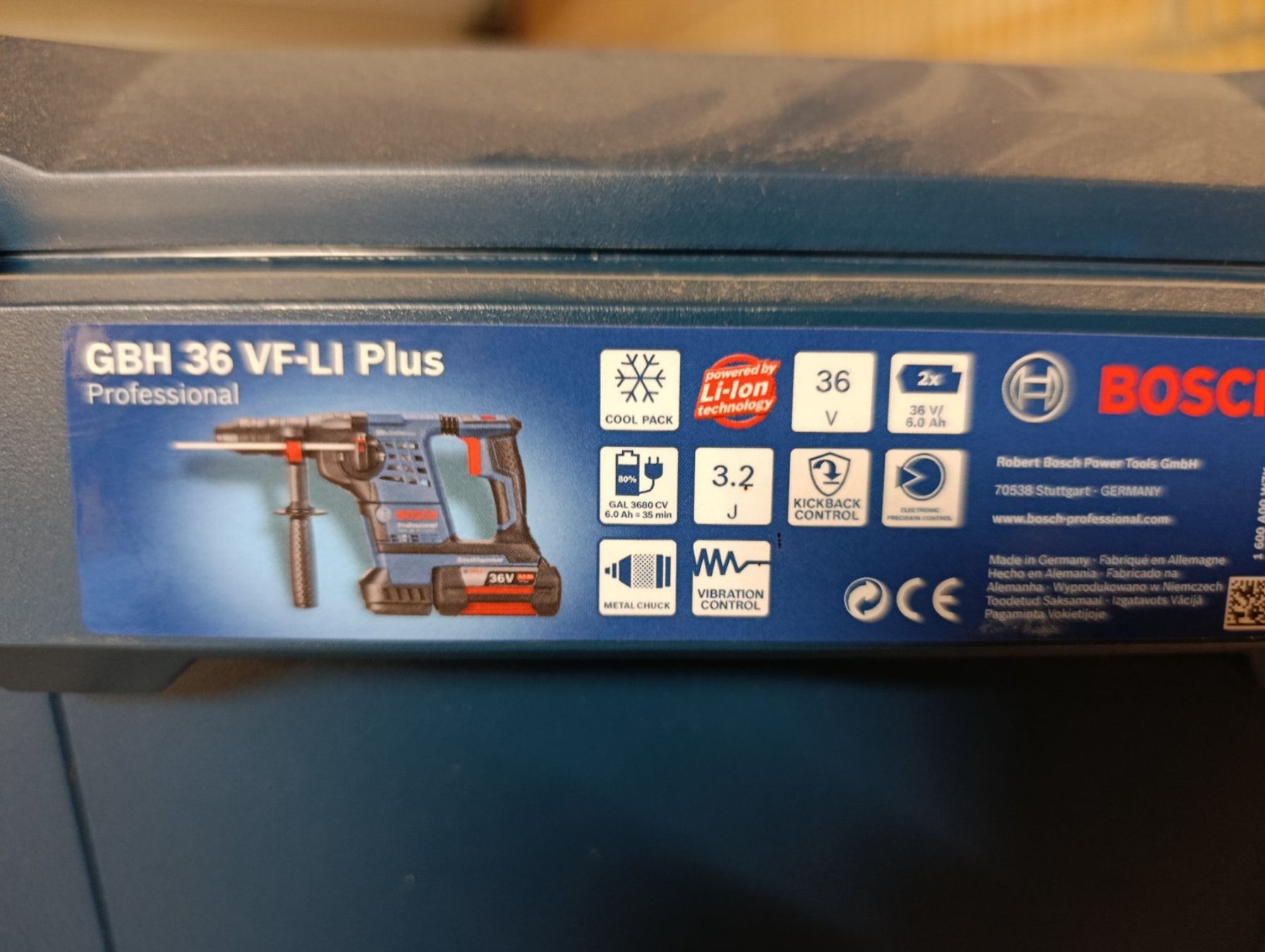 Bosch GBH 36 VF-LI Plus Martello perforatore senza fili! - Image 3