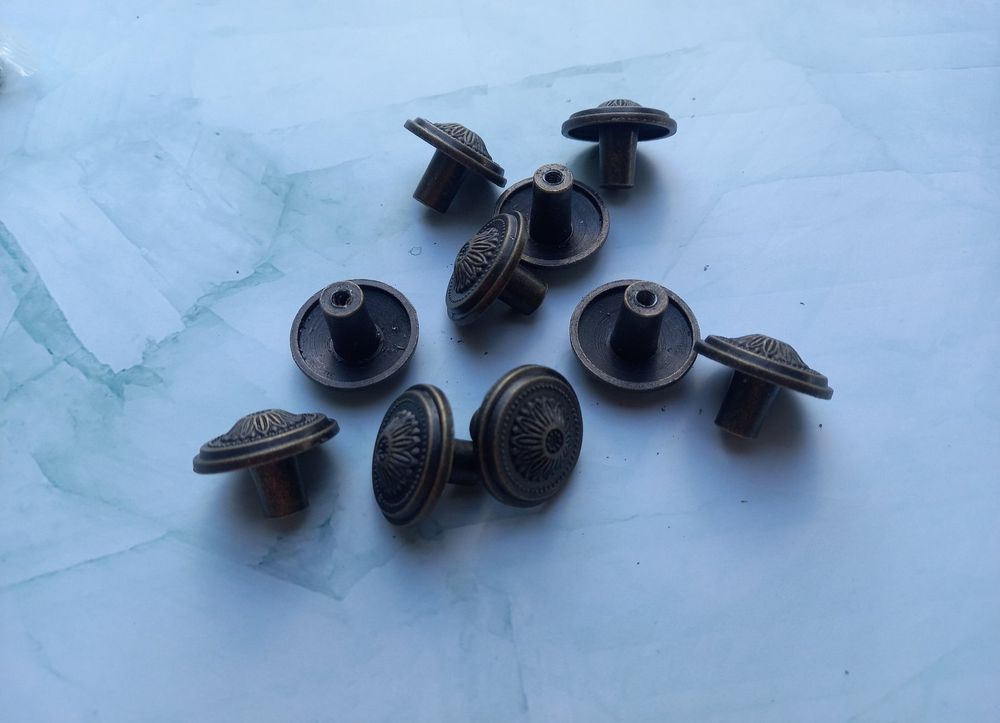 10x Bottoncino per mobili in stile antico - Bouton de meuble - Image 2