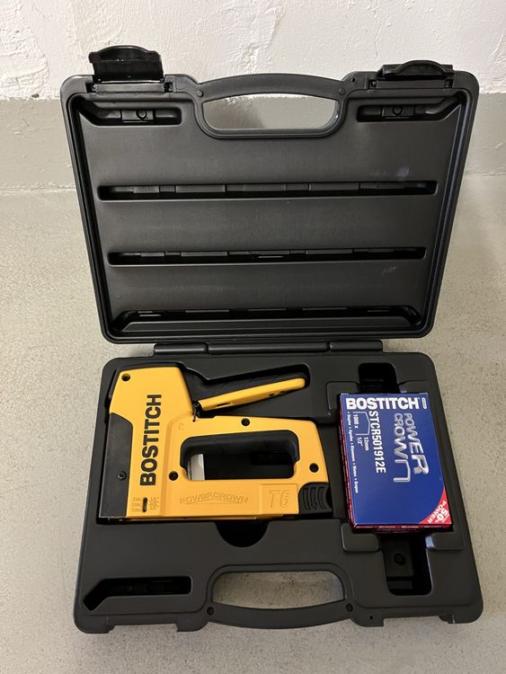 Bostitch PC8000 Power Tacker Klammergerät Set, nuovo