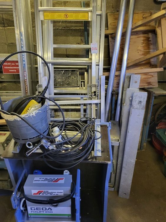 GEDA Fixlift 251 (Lotto 502) Ubicazione 3944 Unterbäch