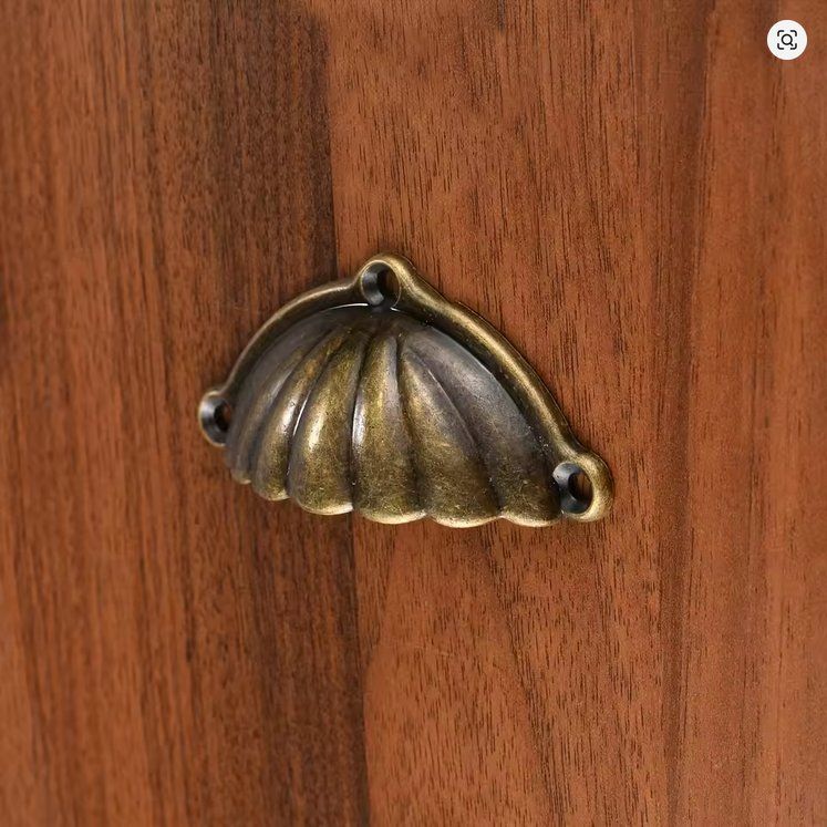 10x Maniglia Maniglie a forma di conchiglia per cassetti Porta cassetto