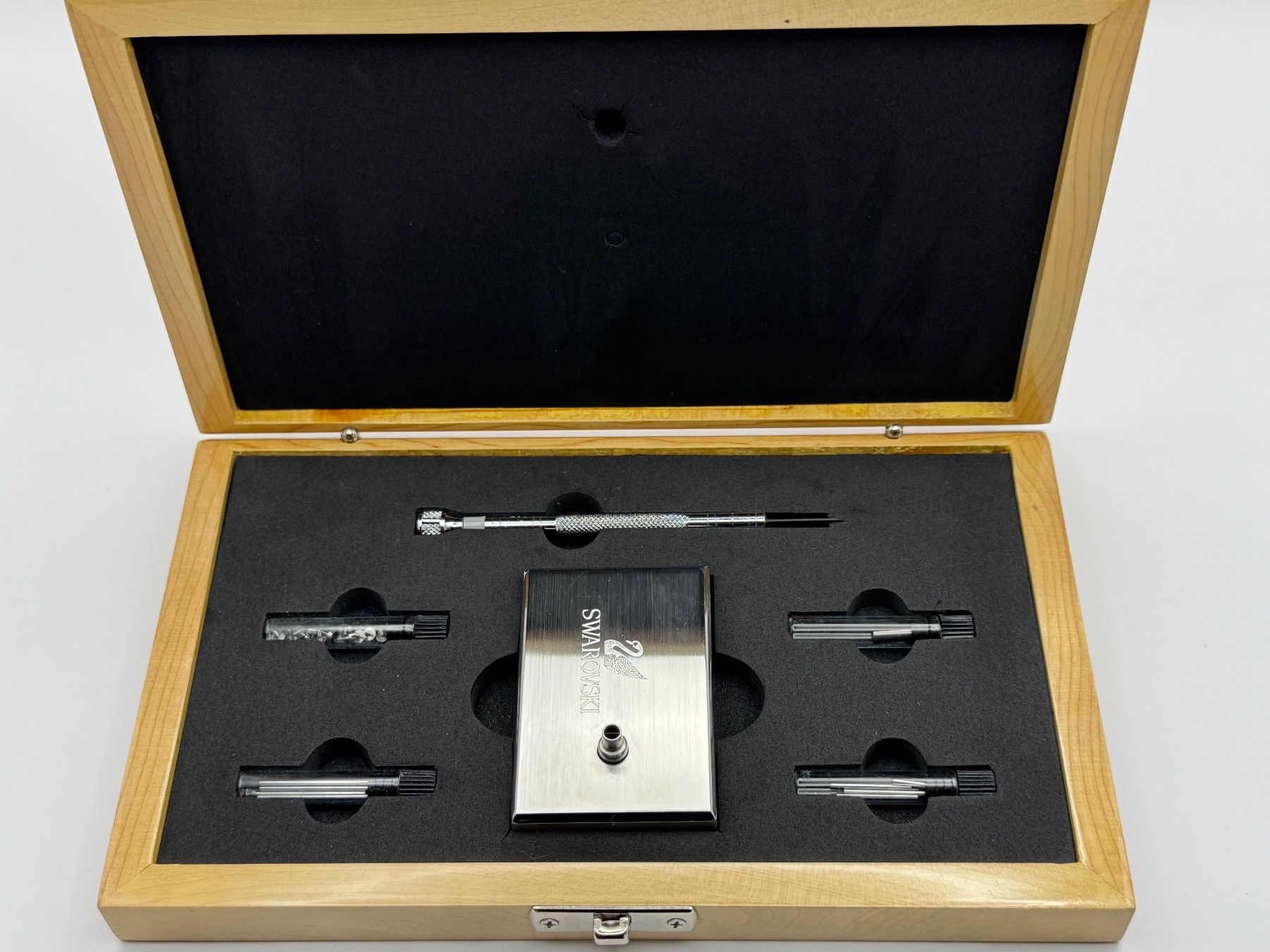 Swarovski Uhren Werkzeug Set Box Batterie Uhrmacher - Image 3