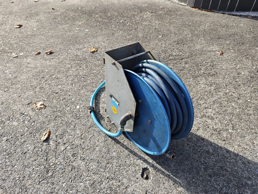 Saldatore di tubi / Schlauchtrommel aria compressa