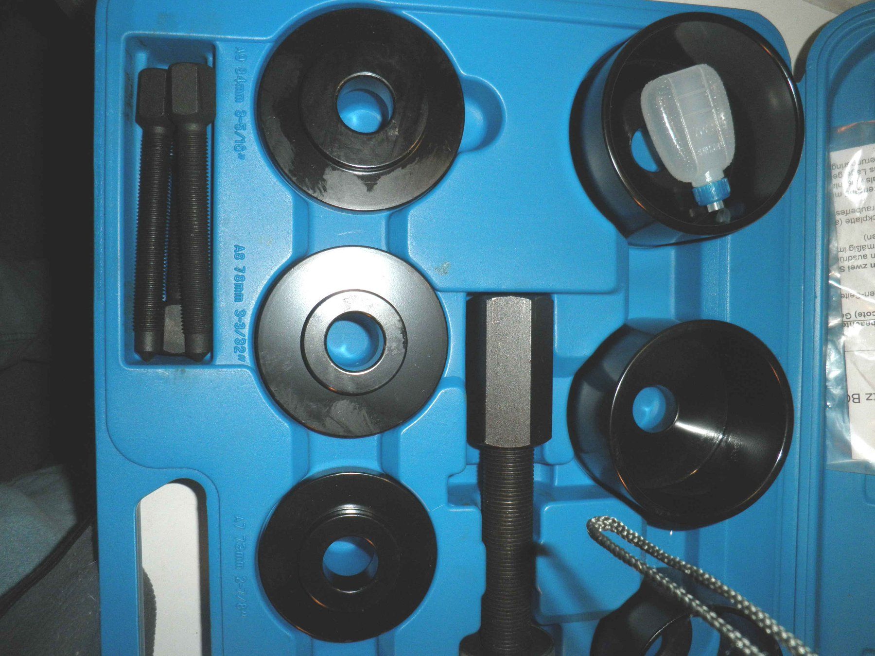 Radlager kit di utensili (BGS). 25 parti. Nuovo e mai usato. - Image 3