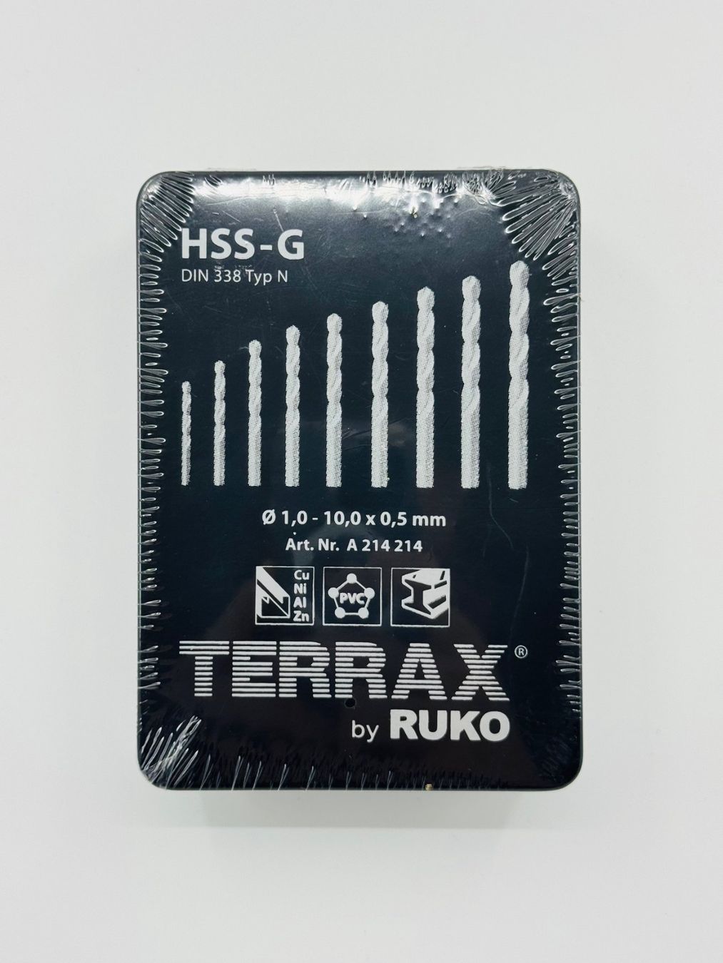 TERRAX by RUKO Forbici a spirale DIN 338 HSS-G - Image 1