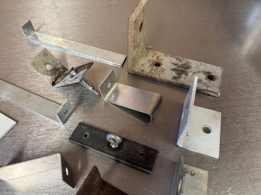 Convolut di connettori angolari, diverse versioni, metallo - Image 2