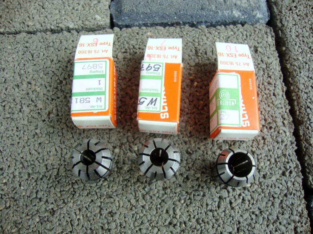 Tensione a forbice Schaublin tipo ESX-16 Gr. 6/7 e 10 mm Nuovo