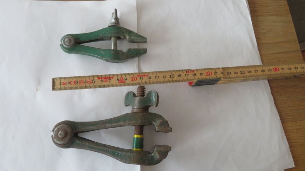 Feilkloben antico 2 pezzi antico Marca TURNUS 120 e 145 mm - Image 2