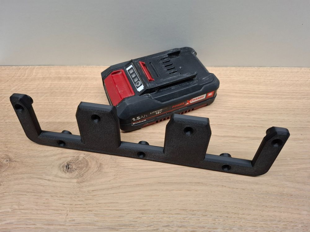 Supporto batteria Einhell 18V Supporto batteria per officina Batteria 3 volte - Image 2