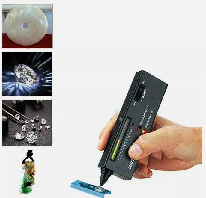 Tester di pietra preziosa Diamante Set di prova Digitale Elettrico Detect