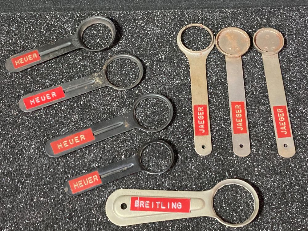 🔵 apribottiglie Heuer Jaeger Breitling Lot. 8 🔵