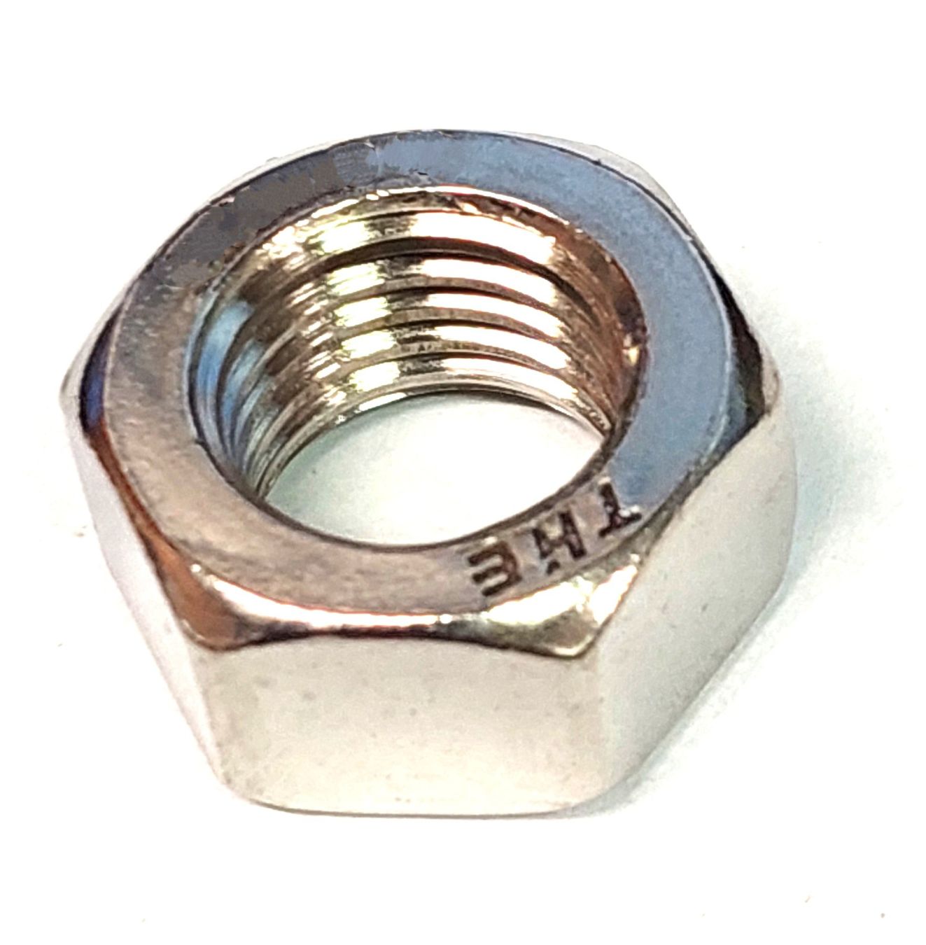 6 bulloni a testa conico M 12 DIN 934 acciaio zincato (10 pezzi in un sacchetto) - Image 1