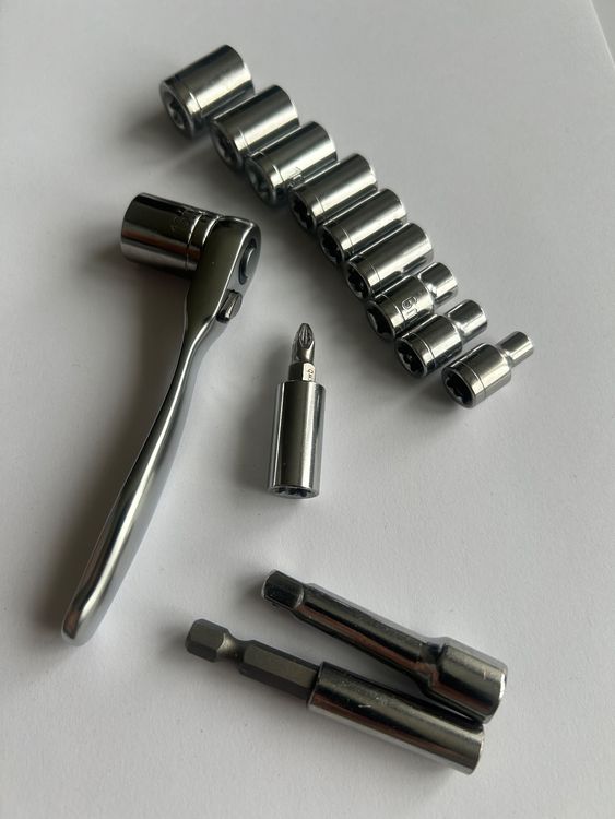 Profi Tool Mini set di chiavi a scatto