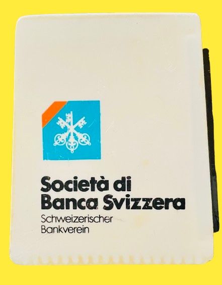 Raritá! raschia ghiaccio vintage Societá di Banca Svizzera