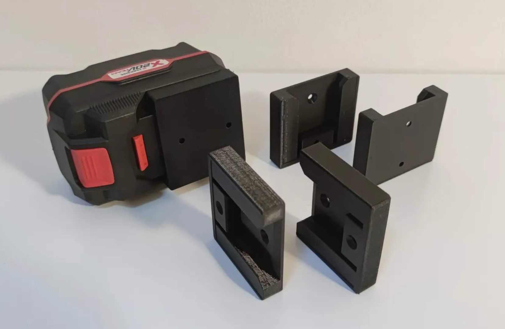 Custodia per batteria Parkside X20V 4er Set Supporto a parete - Image 1