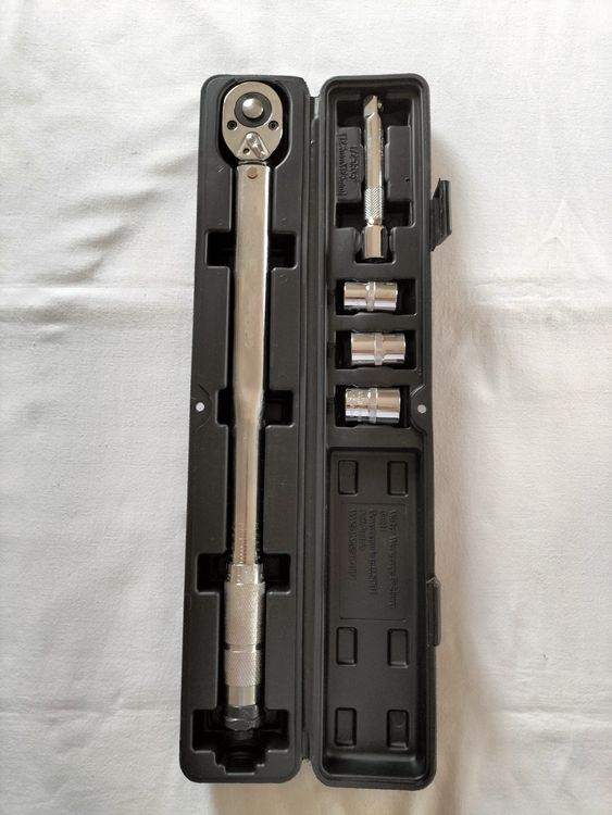 Clessidra dinamometrica XS, 40-210 Nm, come nuova, con bussole
