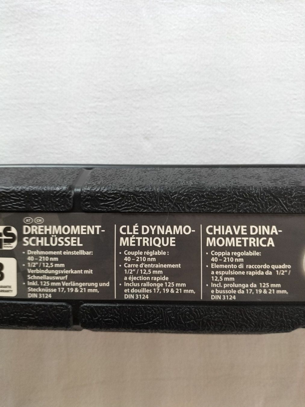 Clessidra dinamometrica XS, 40-210 Nm, come nuova, con bussole - Image 3