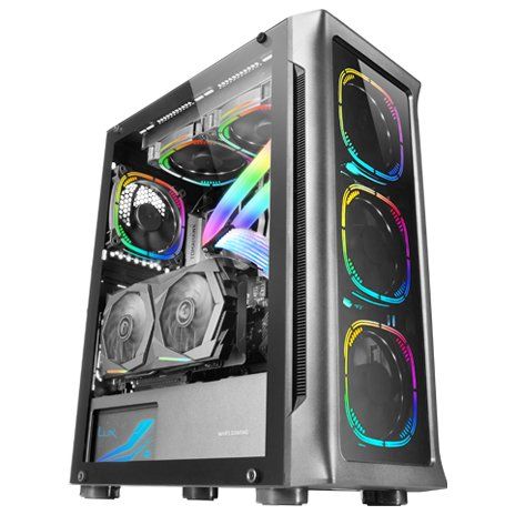 Specia Gaming PC 24 Core E5 Workstation 256GB 2TB RX580 Neu - Image 1