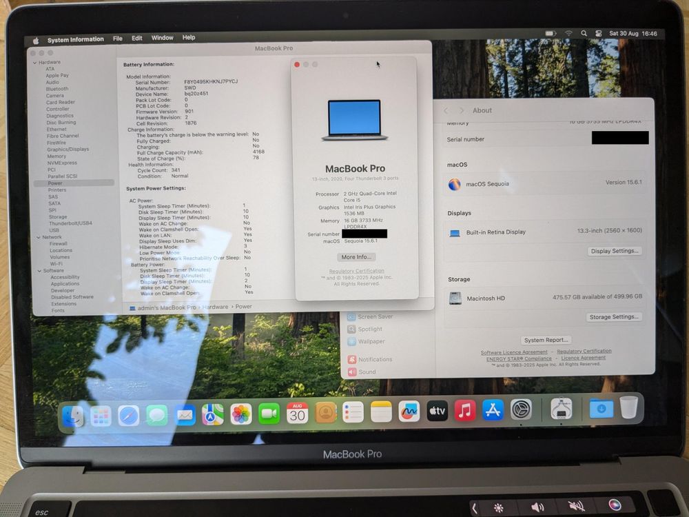 MacBook Pro 13.3", 2020, 16 GB di RAM, 512 GB SSD, tastiera USA - Image 2