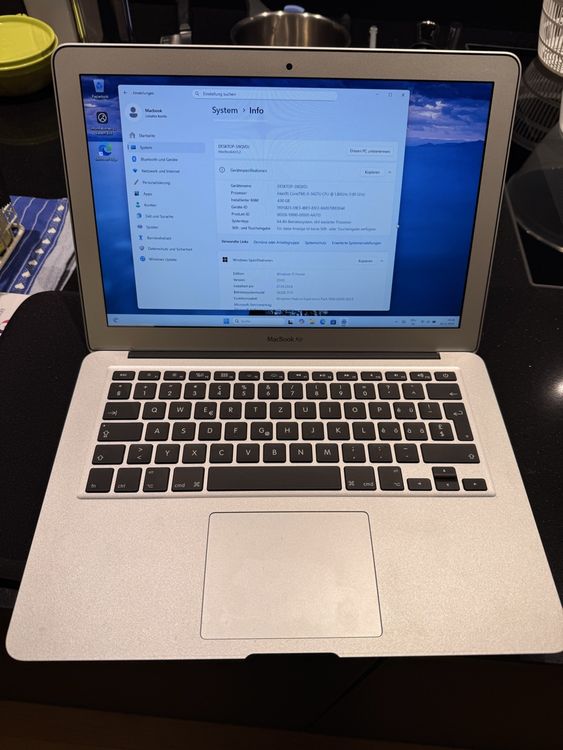 Apple MacBook Air con Windows 11 Bootcamp