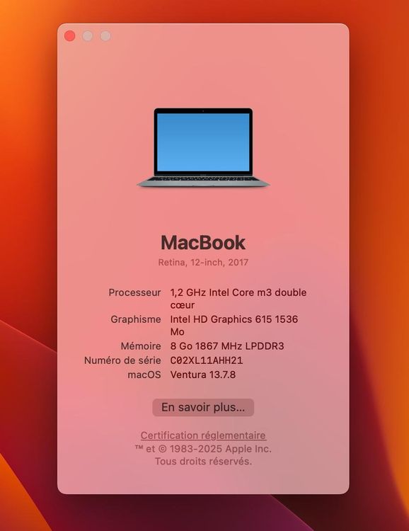 Apple MacBook - Retina - 12'' - 2017 - Image 2